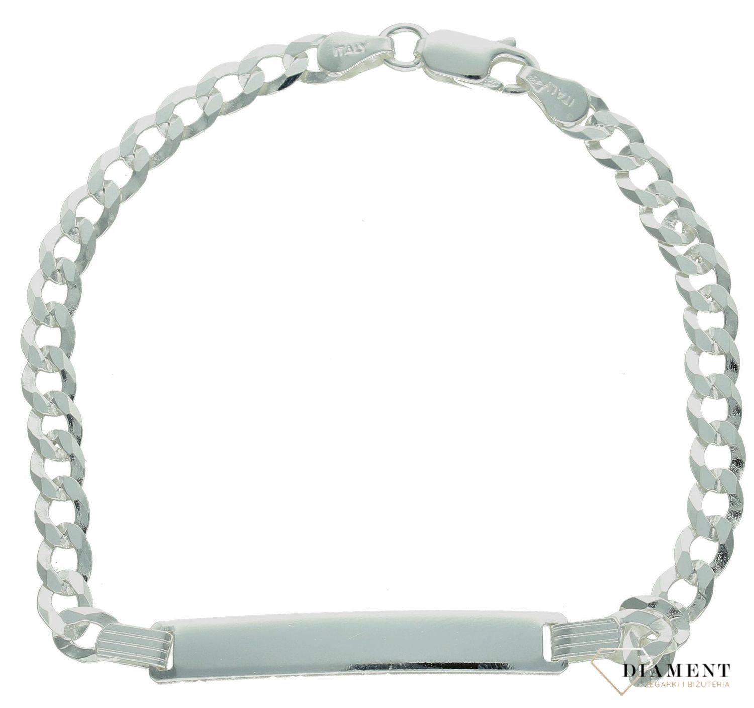 Bransoleta srebrna 925 pancerka 4,5 mm DIA-BRA-11509-925 4,5mm. Srebrna bransoletka męska. Srebrna bransoletka splot pancerka. Bransoletka srebrna gruba. Bransoletka srebrna na prezent dla mężczyzny.11.jpg